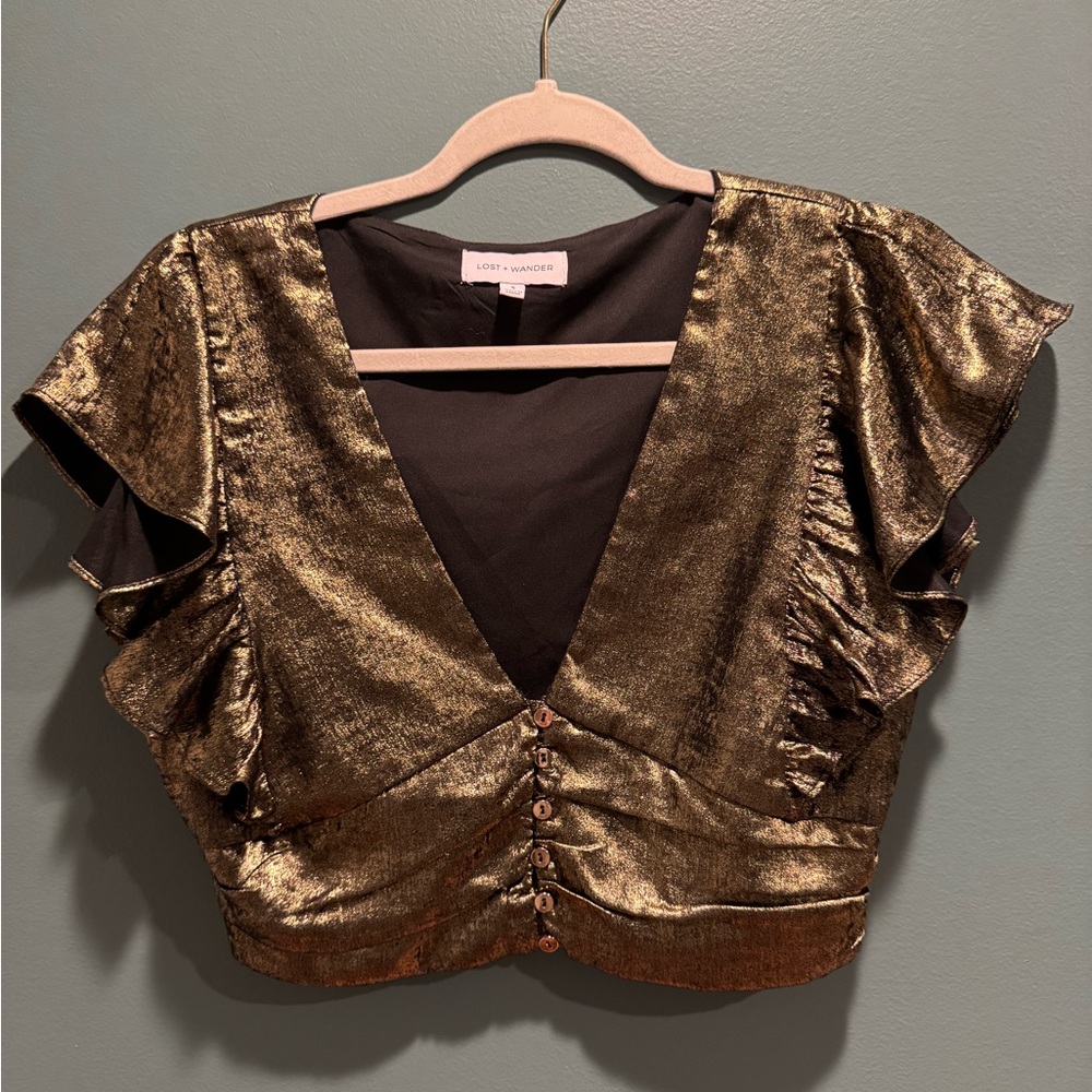 Lost + Wander Heart of Gold Top